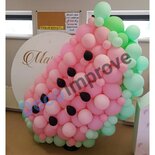 Stukje Watermeloen Tropical Ballondecoratie Sculptuur