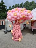 Rosegold Bloeiende Baobab Boom Sculptuur