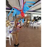 Aladdin Iago en Abu op Boom Ballondecoratie Sculptuur