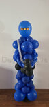 Lego Ninjago Blauwe Ninja Jay Ballonnenpilaar