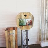 Photobooth Zuil Hout