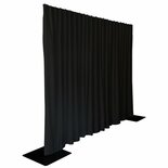 Zwart Doek Pipe & Drape Systeem 3m Hoog Verhuur