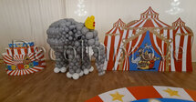 Olifant Bumbathema Ballondecoratie Sculptuur