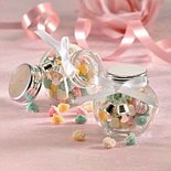 Mini Glazen Traktatie Potjes 12st