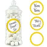 Zoete Labels Geel 20st