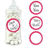 Zoete Labels Rood 20st