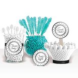 Zilver Snoep Buffet Label Set 6st