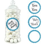 Zoete Labels Caribisch Blauw 20st