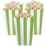 Groen Strepen Popcorn Bak 5st