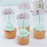 Hello World Cupcake Prikkers 10st