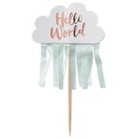 Hello World Cupcake Prikkers 10st