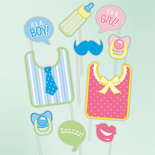 Baby Shower Foto Props 10st