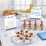 Blauw 'Christening Day' Buffet Set 12st