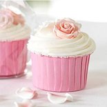 Roze Cupcake Vormen 24st