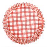 Rood Ruitjes Cupcake Vormen 54st