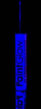 Blauw Neon UV Haarkleur Strepen 10ml