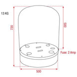 Showtec Outdoor dome for LED Parcan / LED MultiPars