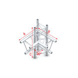 Corner 90° up/down, left Pro-30 Triangle P,F,G Truss