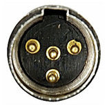 N-Con Mini XLR Plug 4P Male