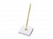Wit met Gouden Pen Pennen Standaard