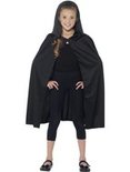 Zwart met Capuchon Cape Kind