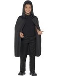 Zwart met Capuchon Cape Kind