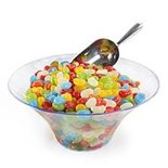 Transparant Gevleugeld Large Plastic Snoepschaal 23cm