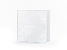 Wit met Parelmoer Decoratie Gastenboek