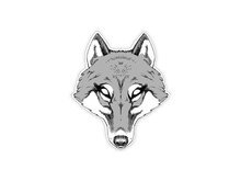 Wolf Vrouwtje Masker Karton