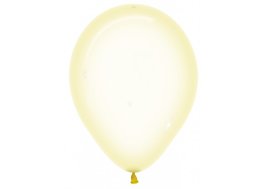 Sempertex Kristal Pastel Geel Latex Ballonnen 30cm 50st Crystal Pastel Yellow