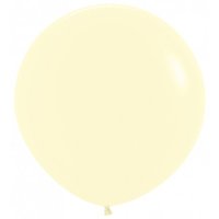 Sempertex Pastel Geel Latex Ballonnen 90cm 1st Pastel Matte Yellow