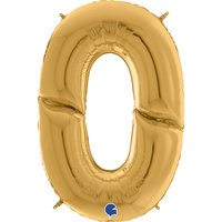 Grabo Goud Jumbo Cijfer '0' Folie Ballon 163cm