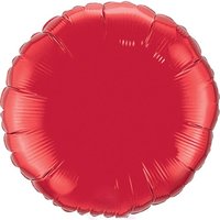 Robijn Rood Folie Ballon 91cm