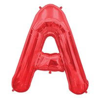 Rood Letter 'A' Folie Ballon 86cm