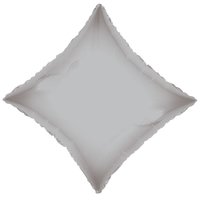 Zilver Kussen Vierkant Folie Ballon 45cm