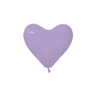 Lila Hart Latex Ballonnen 15cm 50st