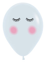 Eenhoorn Gezicht Latex Ballonnen Unicorn 30cm 12st