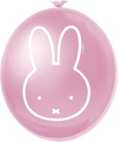 Roze Nijntje Latex Ballonnen 30cm 6st