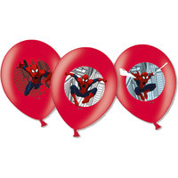 Spiderman FullColor Latex Ballonnen 27cm 6st