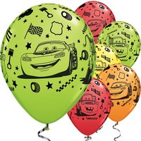 Qualatex Cars Assorti. Latex Ballonnen 30cm 25st