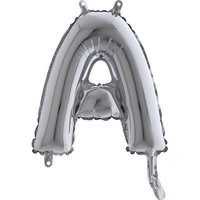 Grabo Zilver Letter 'A' Folie Ballon 35cm