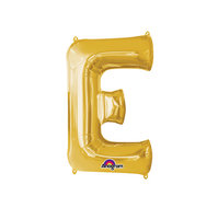 Goud Letter 'E' Folie Ballon 40cm