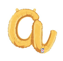 Goud Script Letter 'A' Folie Ballon 36cm