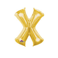 Goud Letter 'X' Folie Ballon 40cm