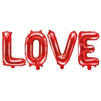 Rood 'Love' Letters Folie Ballon 40cm