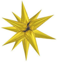 Goud Starburst Folie Ballon 70cm