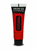 Rood Neon UV Schmink 10ml
