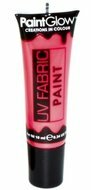 Rood Neon UV Kleding Verf 10ml