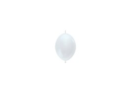 Sempertex Parelmoer Wit Link-O-Loon Latex Ballonnen 15cm 50st Pearl White