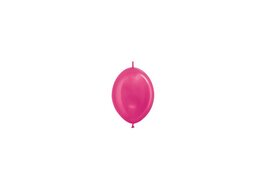 Sempertex Metallic Fuchsia Link-O-Loon Latex Ballonnen 15cm 50st Metallic Pearl Fuchsia